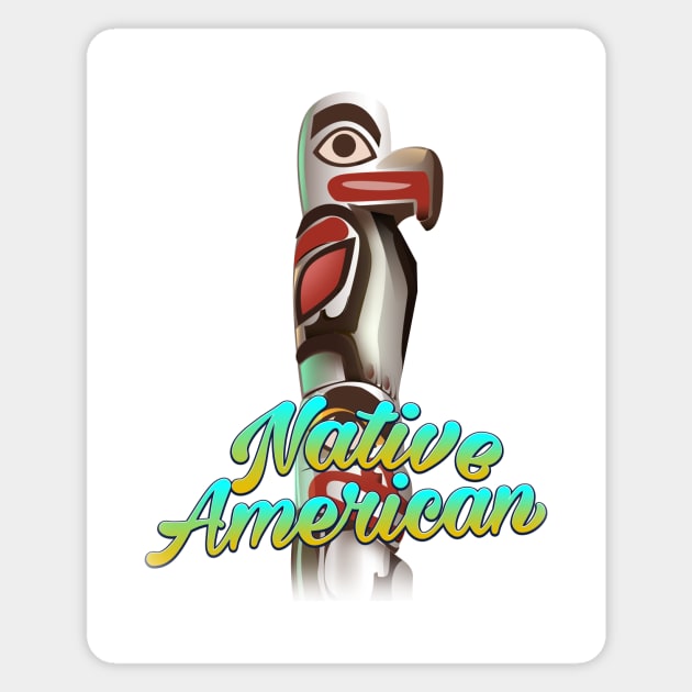 Native American Magnet by nickemporium1